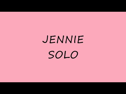 Jennie - SOLO - Karaoke