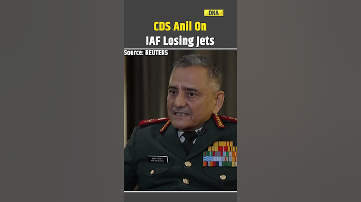 India Pakistan News: What CDS Anil Chauhan Said On Pak's Claim of Downing 6 Jets | OP Sindoor
