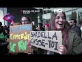Jordan Bardella w Belgii. Wizycie lidera francuskiej prawicy towarzyszyły protesty