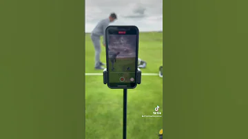 GolfPod. There’s only one way to film your swing…📸 #golfpod #progolf