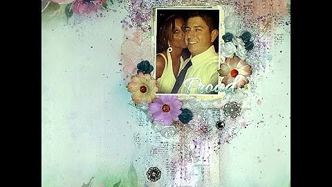 Scrapbooking Mixed Media Layout Tutorial - "Proud"