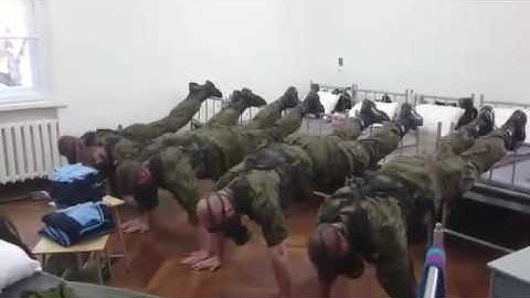22 pushup challenge First Day Polish Army NSR