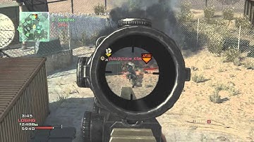 MW3 MSR Double kill