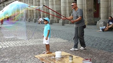 Largest Soap Bubble with Boy of Madrid