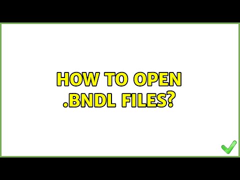 How to open .BNDL files? (2 Solutions!!)