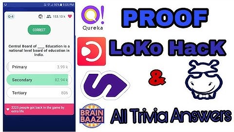 PROOF- LoKo HacK & All Trivia Answers | ST Creators