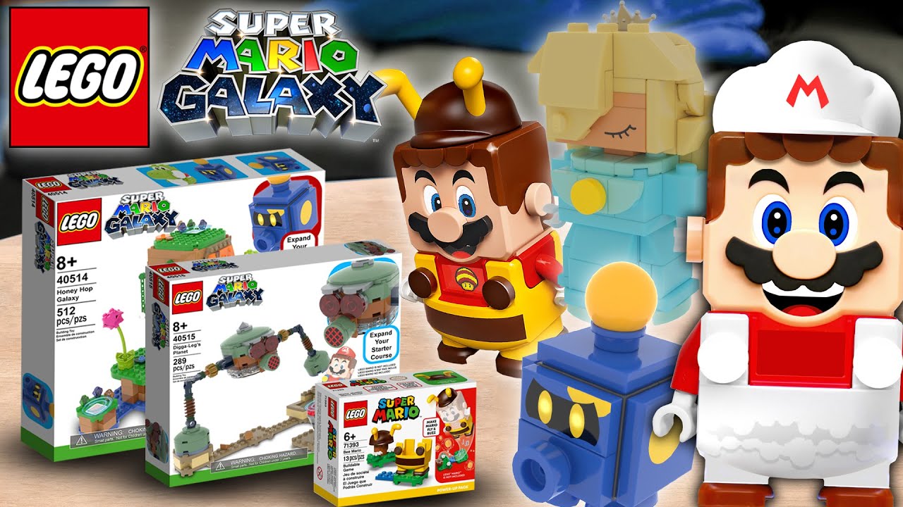 NEW Lego Super MARIO GALAXY Collection! Custom Mario Sets! YouTube