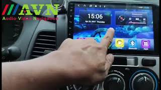 Installed Android Head Unit for Toyota Innova 2014