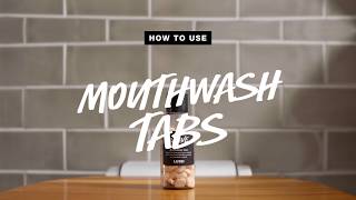 HowToUse: Mouthwash tabs. كيفية استخدام أقراص غسول الفم
