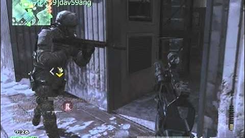 MW3 Multiplayer Gameplay | 4 Piece Game Winning Kill Cam | P90 Silenced