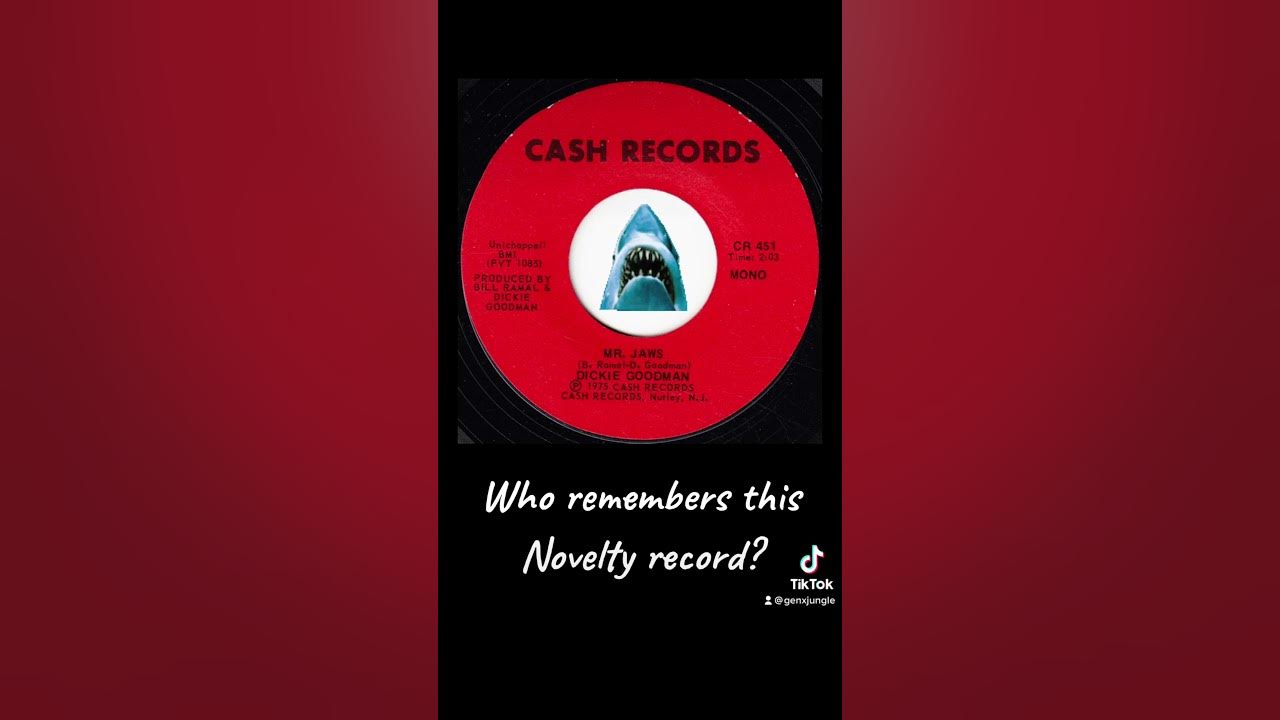 Who remembers this 1975 novelty record, Mr. Jaws? #noveltyrecord