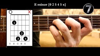 How to Play an E Minor Chord (10 Different Ways) 🎸 chords