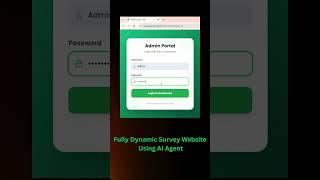 Admin Panel Survey Website Built by AI Agent #programming #ai #tutorial
