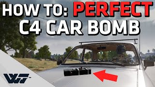 HOW TO DO A PERFECT C4 CAR BOMB - PUBG