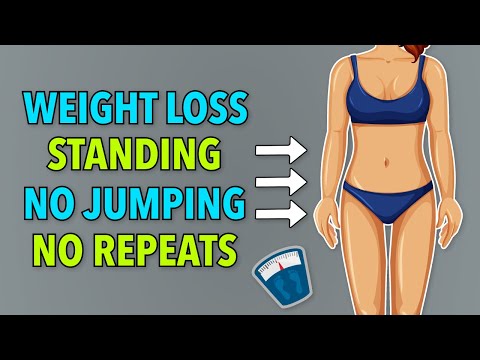 STANDING WEIGHT LOSS WORKOUT - NO JUMPING, NO REPEATS