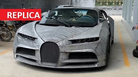 Самоделка Bugatti Chiron Sport от Honda Civic 2004 года | Замедленная сборка.