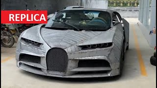 Самоделка Bugatti Chiron Sport от Honda Civic 2004 года | Замедленная сборка.