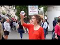 Amazing Crystal Ball Street Performer - Contact Juggling