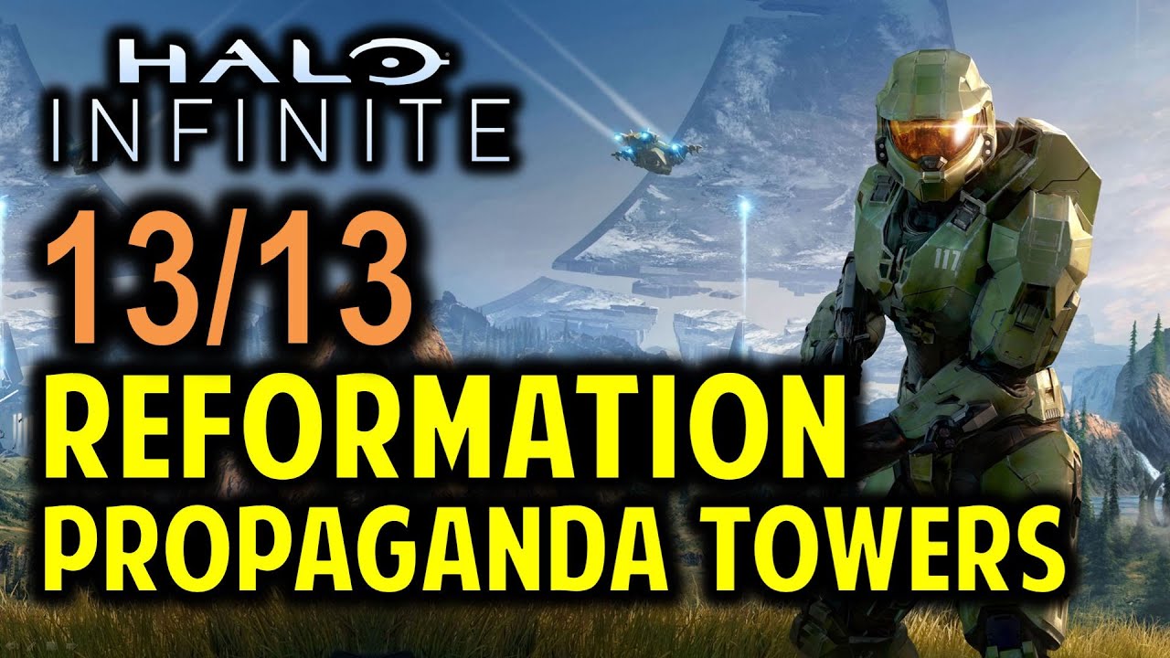 All 13 Reformation Propaganda Towers Locations | Halo Infinite