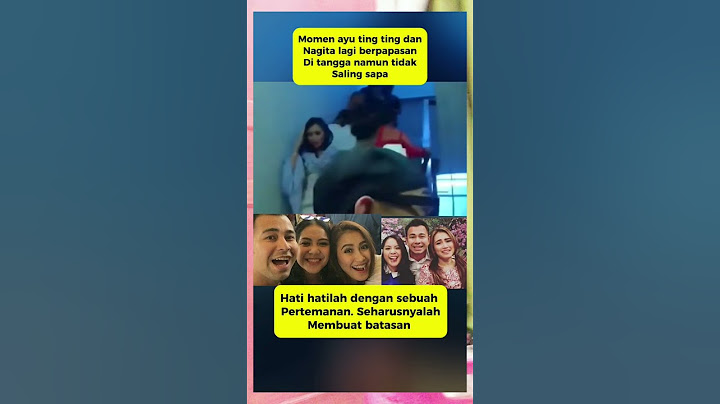 Ayu ting ting dan nagita tak saling sapa #nagita #ayutingting #shorts #viralvideo #trending