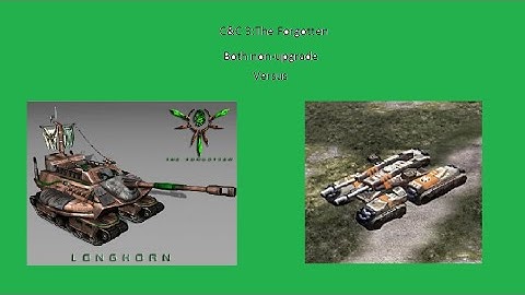 C&C 3 The Forgotten non-upgrade Longhorn versus non-upgrade Mammoth Mk. III Tank