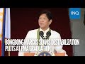 Bongbong marcos slams destabilization plots at pma graduation