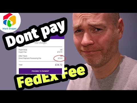 Don't pay FedEx Direct Payment Processing Fee