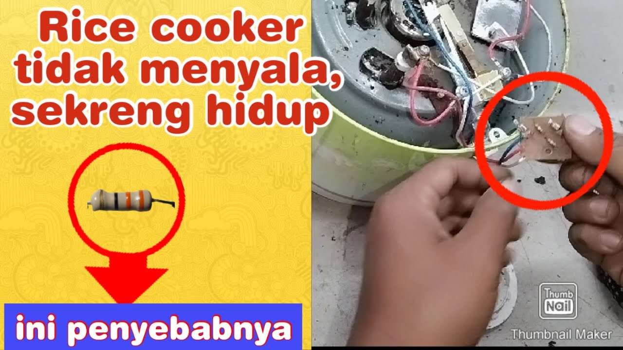 Rice cooker mati belum tentu Thermo fuse (sekreng)nya putus