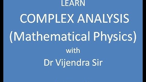 Complex Analysis Lecture 02 #complexanalysis #csirnet #csirnetphysics #iitjamphysics #cauchyintegral