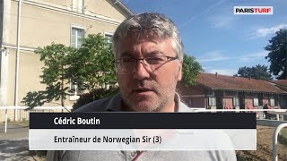 Cédric Boutin, entraîneur de Norwegian Sir (19/05 à ParisLongchamp)