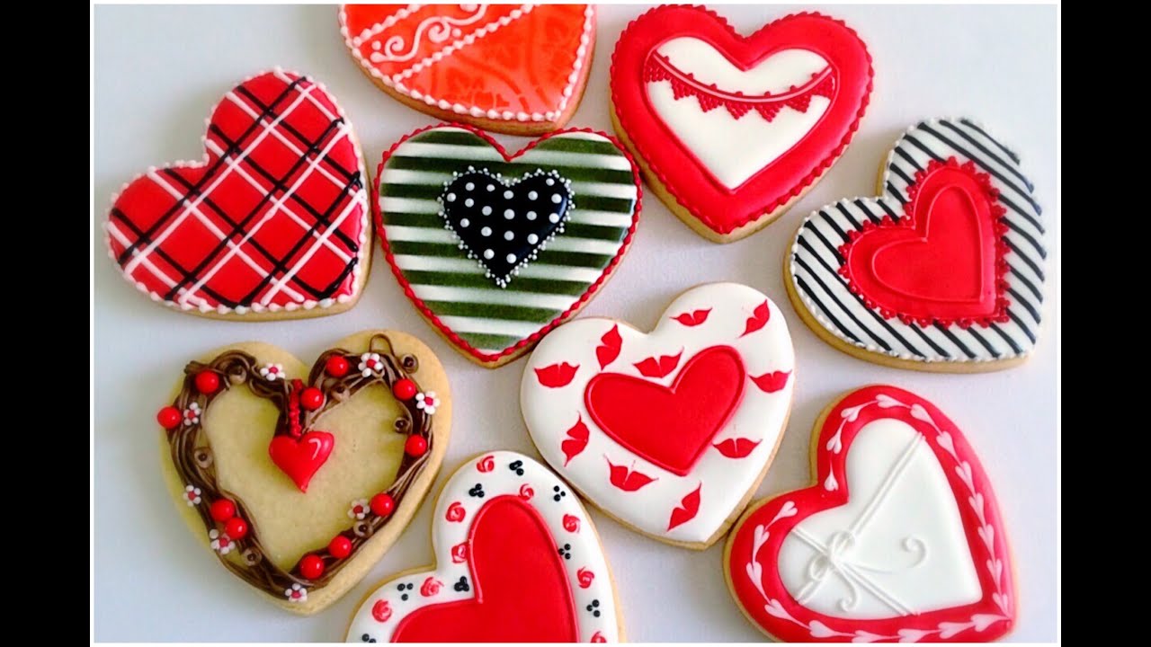 Cookies for Valentine's Day.