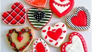 Cookies for Valentine's Day.