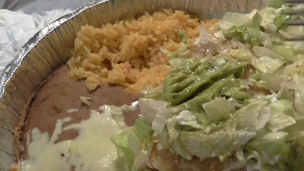 Mangos Mexican Cuisine!! Fajita Chicken Chimichanga!! Great Food Alpena