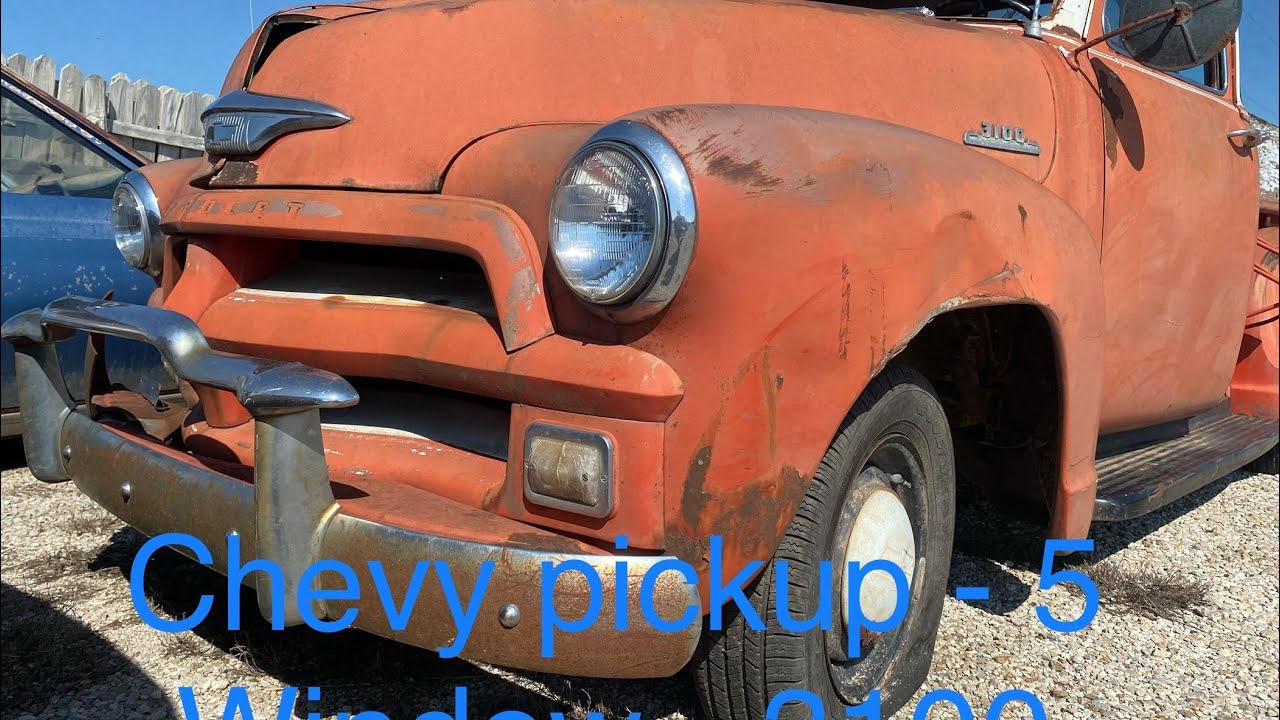 1954 or is it a 1955? Chevy 3100 5 window 1/2 ton Short Bed Pickup