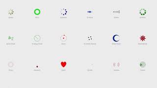 24 Dynamic Animated Preloaders - SVG Spinners