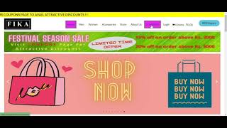 WWW.FIKAFAB.COM | OVERVIEW OF FIKA WEBSITE | KEEP SHOPPING |
