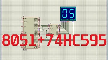 Tự học 8051: Code Mô phỏng led 7 đoạn trên proteus đếm số từ 0 - 99 sử dụng ic 74hc595