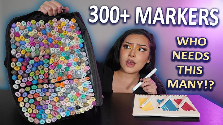 I Tested The WORLD'S LARGEST Marker Set..(an absol...