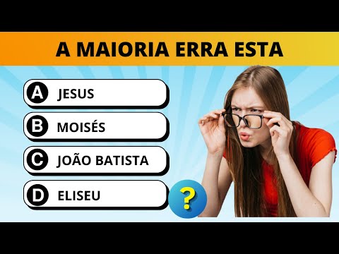 50 PERGUNTAS NÍVEL FÁCIL MÉDIO E DIFÍCIL SOBRE A BÍBLIA SAGRADA + PERGUNTAS  BÔNUS 