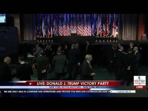 LIVE Stream: Donald J. Trump Victory Party 11/8/16