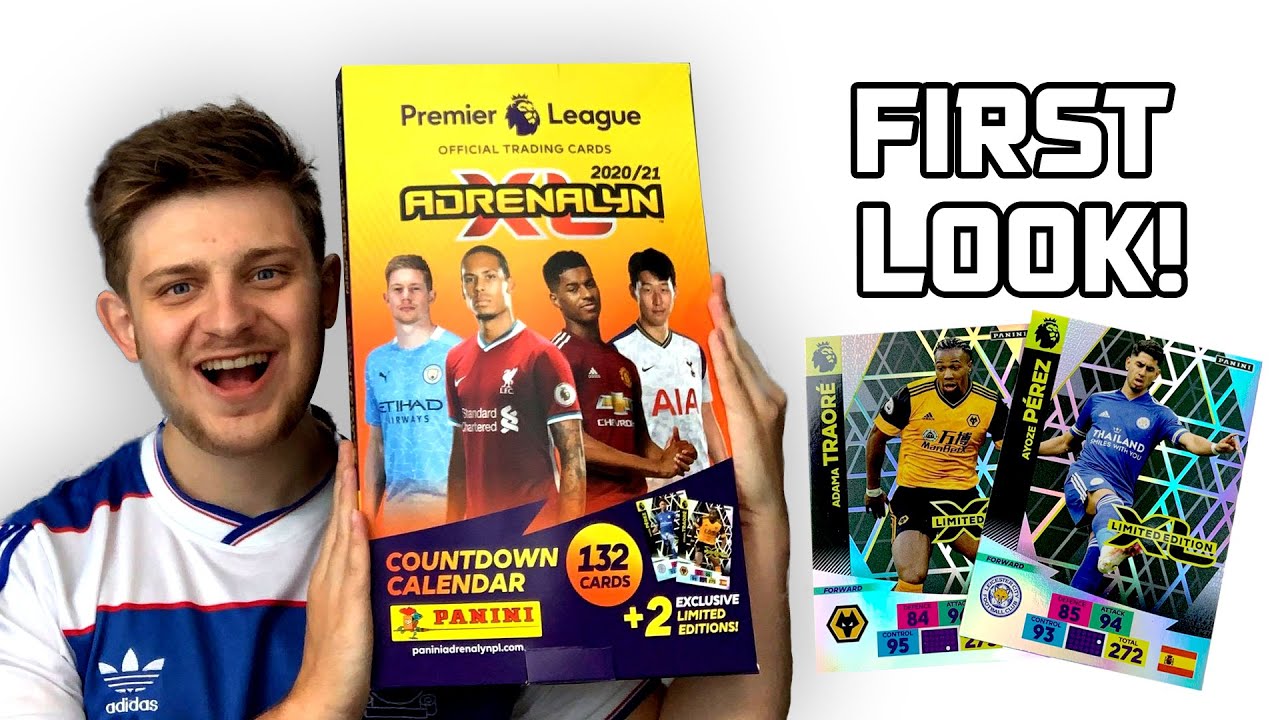  FIRST LOOK PANINI ADRENALYN XL 2020 21 PREMIER LEAGUE COUNTDOWN CALENDAR 2 LIMITED EDITIONS