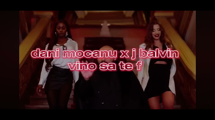 @DaniMocanuOficial ❌ @jbalvin  vino să te f