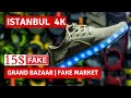 Grand Bazaar-Fake Market Istanbul 2023 24 January Walking Tour|4k UHD 60fps