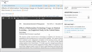 Finding the Full Text of an Article