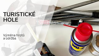 Turistické hole | Výměna hrotů a údržba