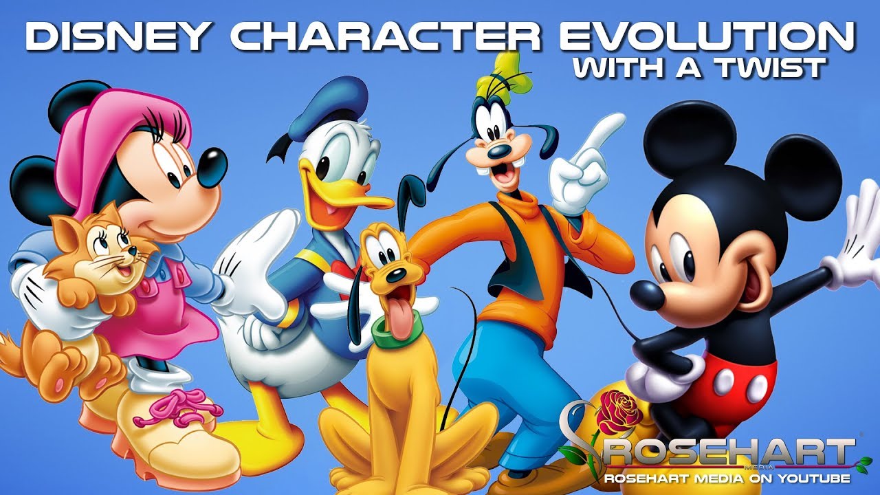 Famous Disney Character Evolution • Evolving Pokemon • Rosehart Media