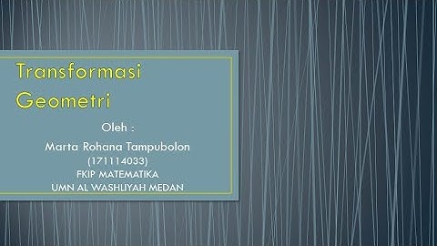 Video Pembelajaran Geogebra Mengenai Materi Dilatasi