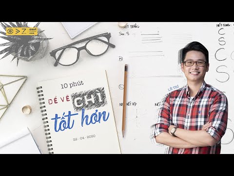 10 phút để vẽ chì tốt hơn P1 - Vẽ nét thẳng - nét cong - Học vẽ cùng Zest Art