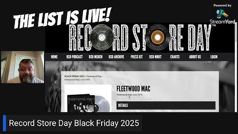 Record Store Day Black Friday 2025 List is LIVE | Initial Thoughts and Impressions