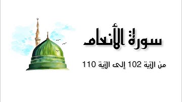 سورة الأنعام من الآية 102 إلى الآية 110